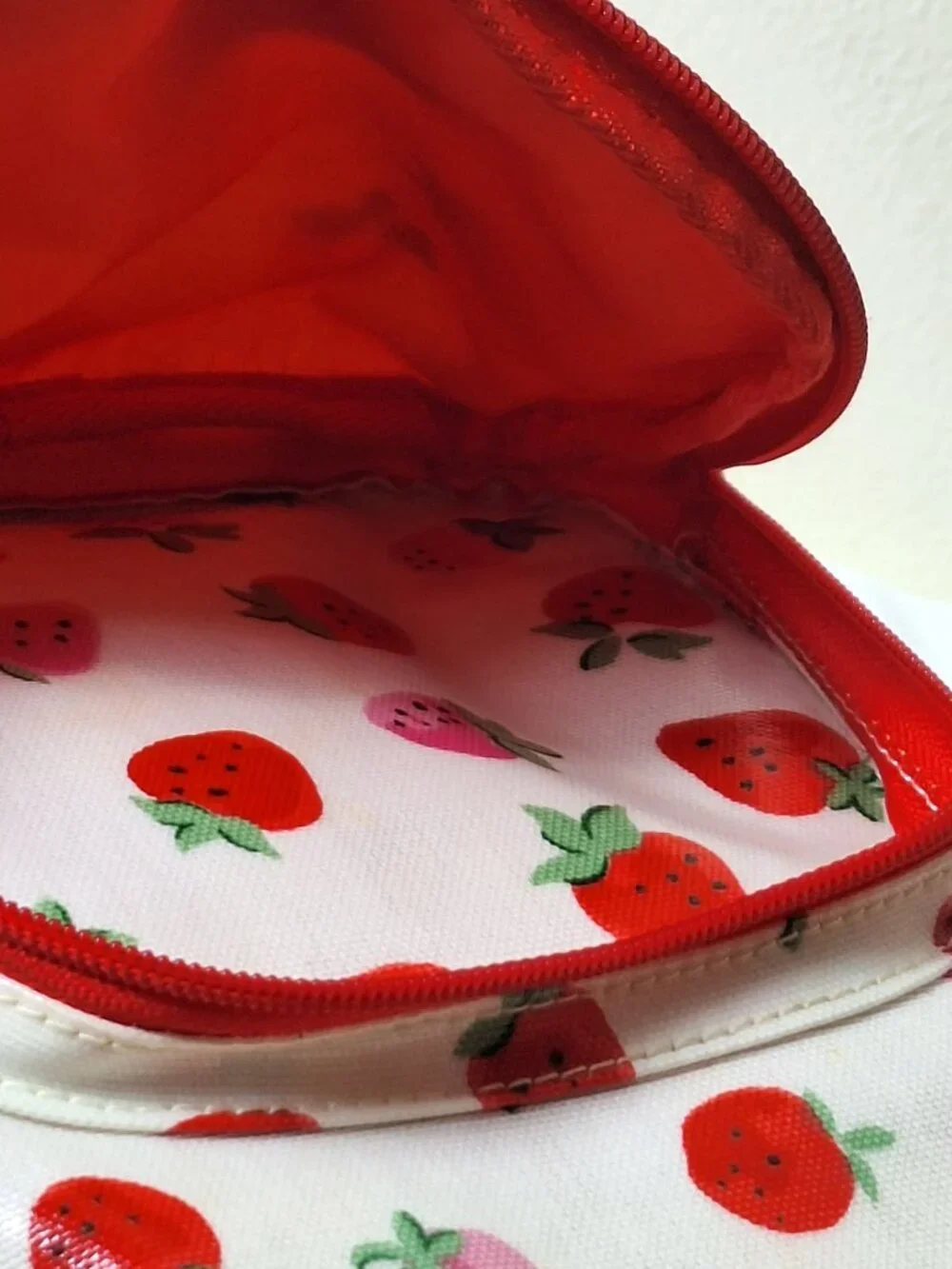Cath Kidston Kids Strawberry Print Backpack in Red and Pink